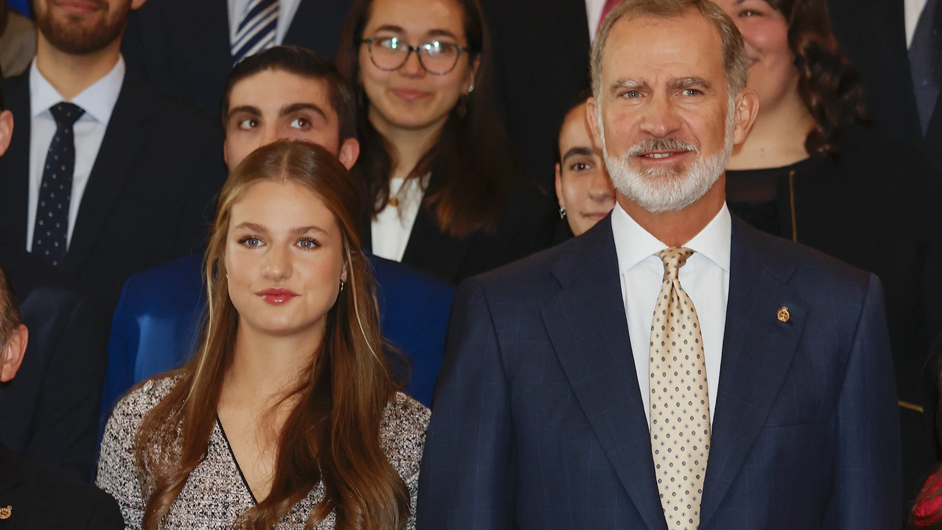 Leonor y el Rey Felipe.