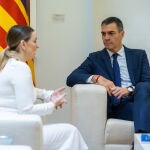 Pedro Sánchez recibe a la presidenta de Baleares, Marga Prohens @Gonzalo Pérez Mata 