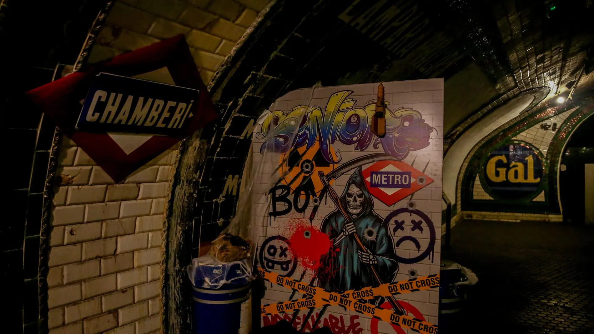 MADRID.-AMP.- Metro se suma a Halloween con visitas teatralizadas a la estación fantasma de Chamberí