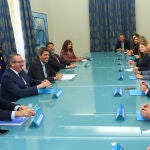 Reunión hoy en la Diputación de Alicante de la comisión mixta que pilotará la construcción del Palacio de Congresos 