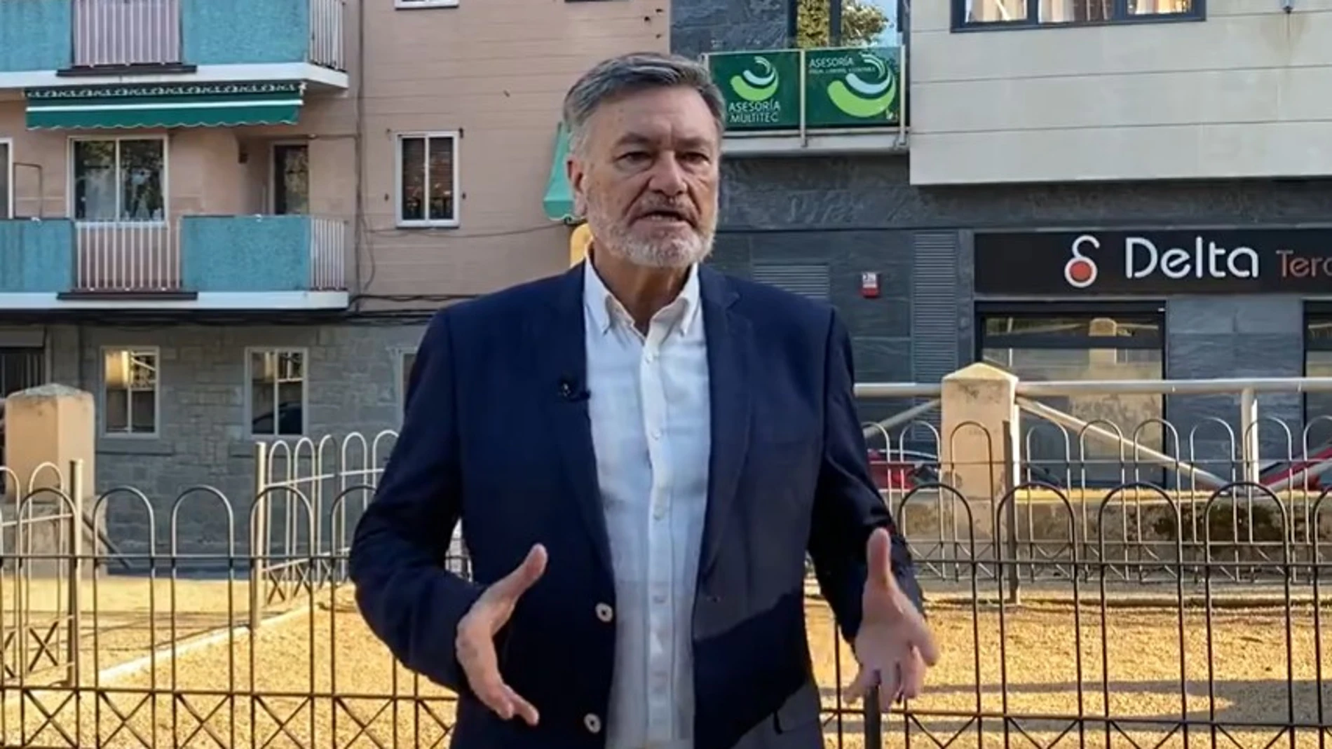 El secretario regional del PP, Francisco Vázquez, durante el video lanzado a las redes sociales