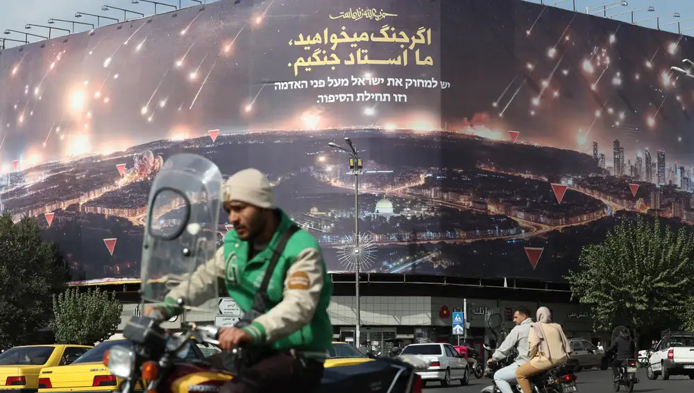 Tehran after Israel conducted strikes on military targets in Iran