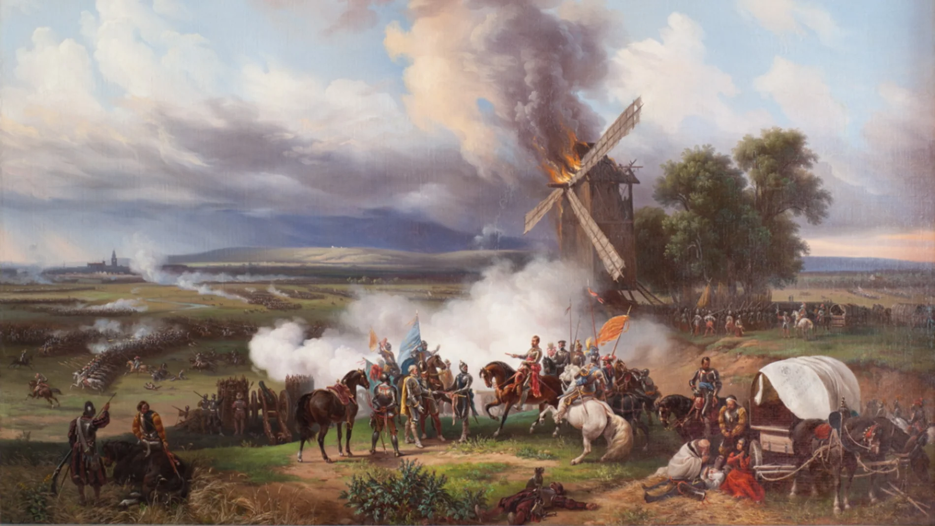 El general de Felipe II Manuel Filiberto, duque de Saboya, vence a los franceses en San Quintín