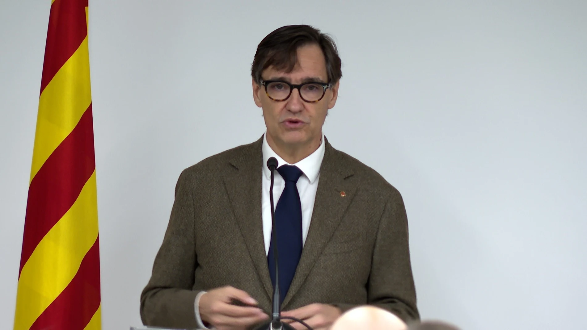 El presidente de la Generalitat, Salvador Illa, en la inauguración de este sábado de una nueva residencia pública y centro de día en Montmeló (Barcelona) EUROPA PRESS 26/10/2024
