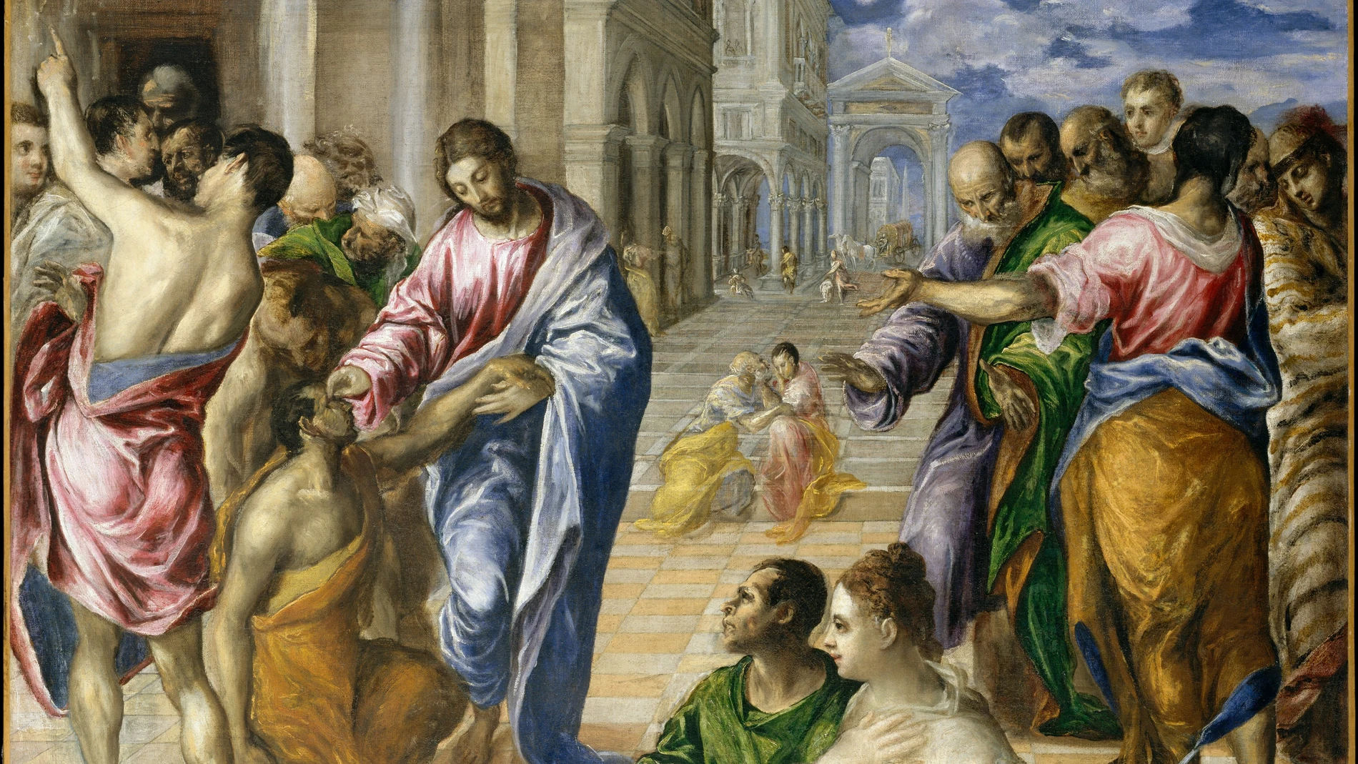 El Greco, "Cristo sanando al ciego" (1570), Museo Metropolitano de Arte de Nueva York.