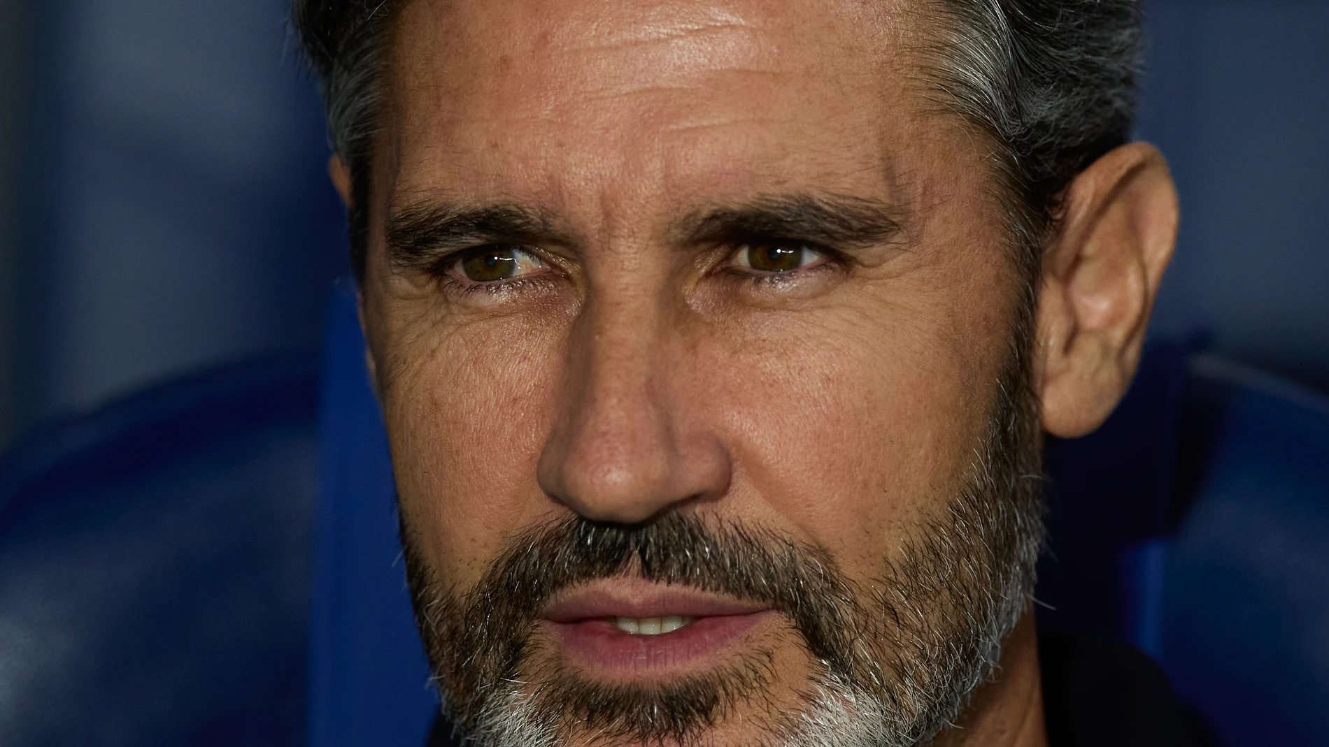 Vicente Moreno head coach of CA Osasuna looks on during the LaLiga EA Sports match between Real Sociedad and CA Osasuna at Reale Arena on October 27, 2024, in San Sebastian, Spain. AFP7 27/10/2024 ONLY FOR USE IN SPAIN