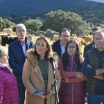 La consejería María González Corral visita una visita una explotación ganadera de la provincia de Ávila