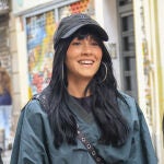 Aitana paseando por La Latina en Madrid 