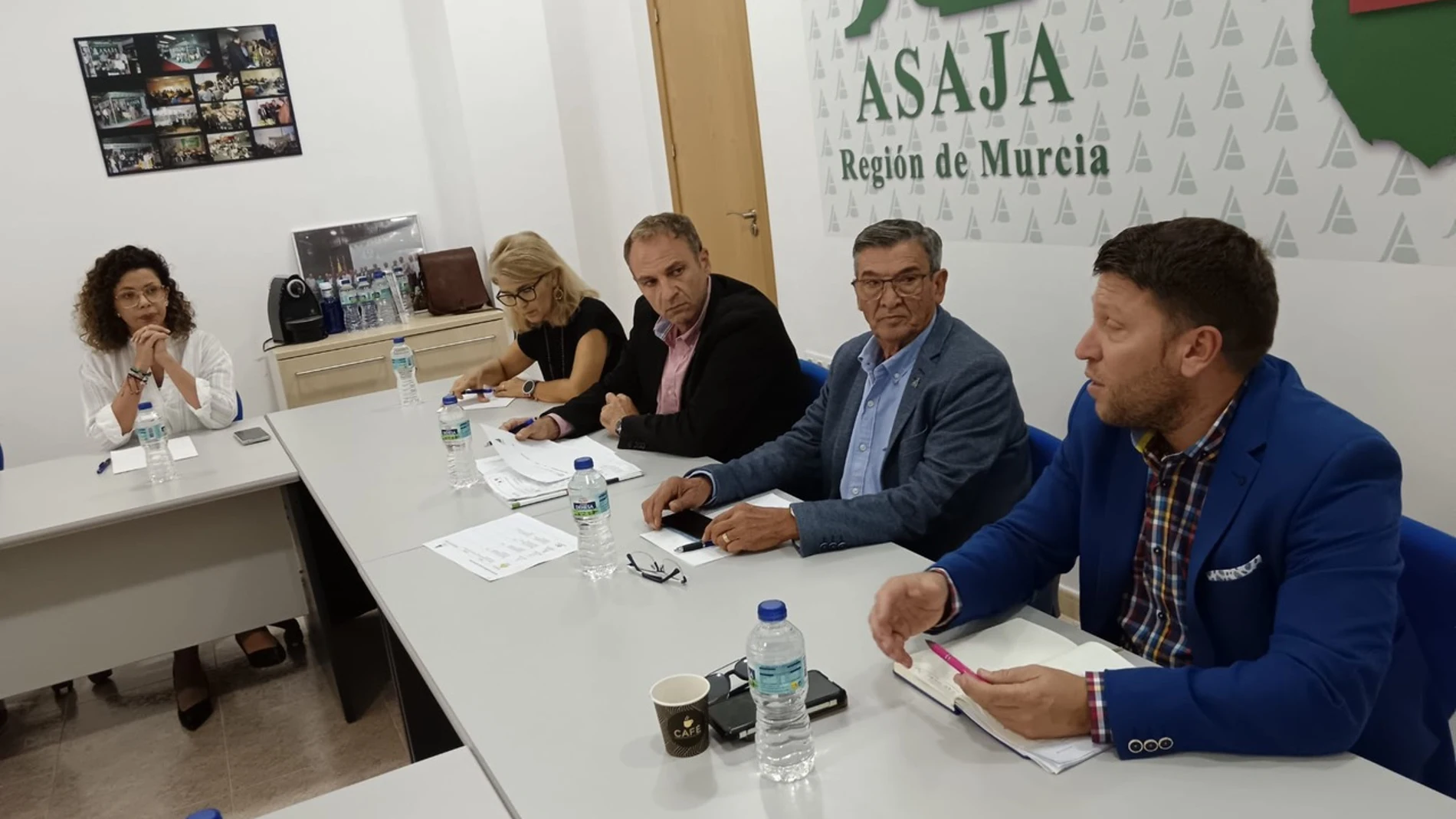 Acto de Asaja Murcia con el Director general de Producción Agrícola, Ganadera y Pesquera