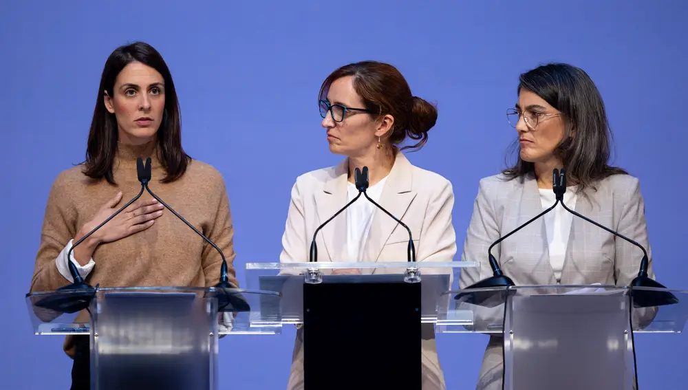 Rueda de Prensa de Mónica García, Manuela Bergero y Rita Maestre