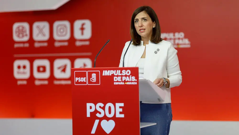 Rueda de prensa de la portavoz de la Comisión Ejecutiva Federal del PSOE