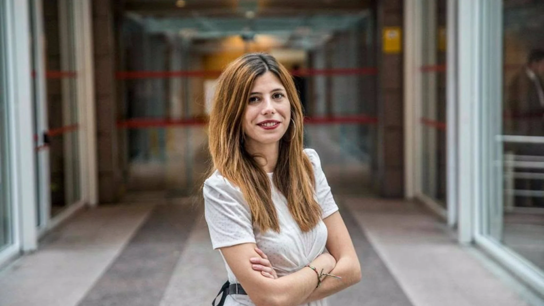 La ex diputada cesada Arenillas en la Asamblea de Madrid