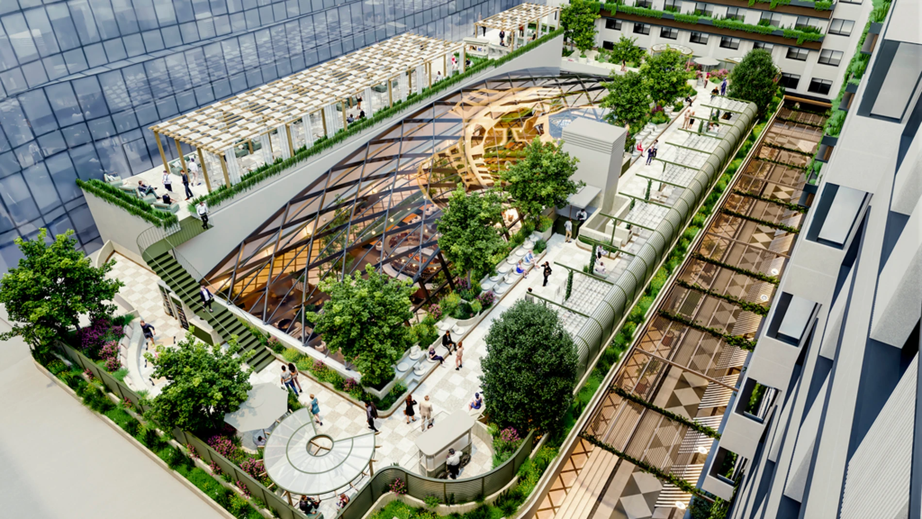 Así será El Callejón de NUGA Castellana, el nuevo paseo gastronómico de Madrid