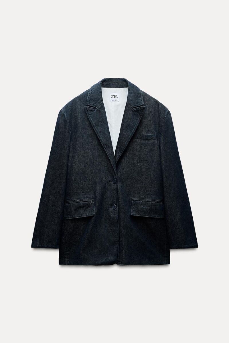Blazer denim trf oversize