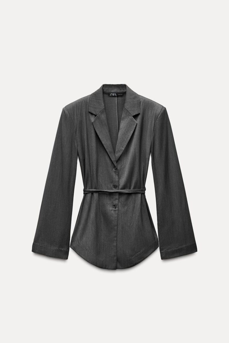 Blazer raya diplomática cinturón