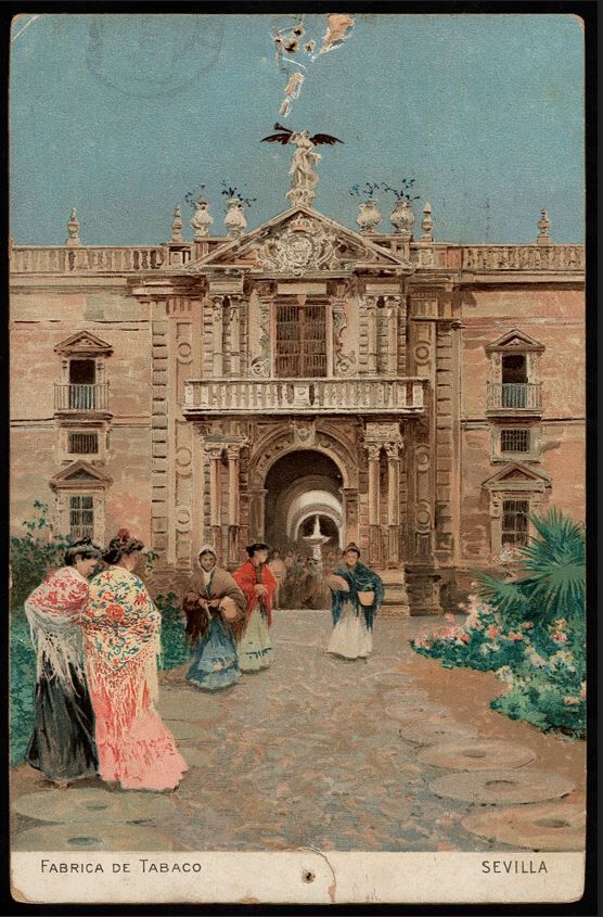 La imagen de la postal de Lorca