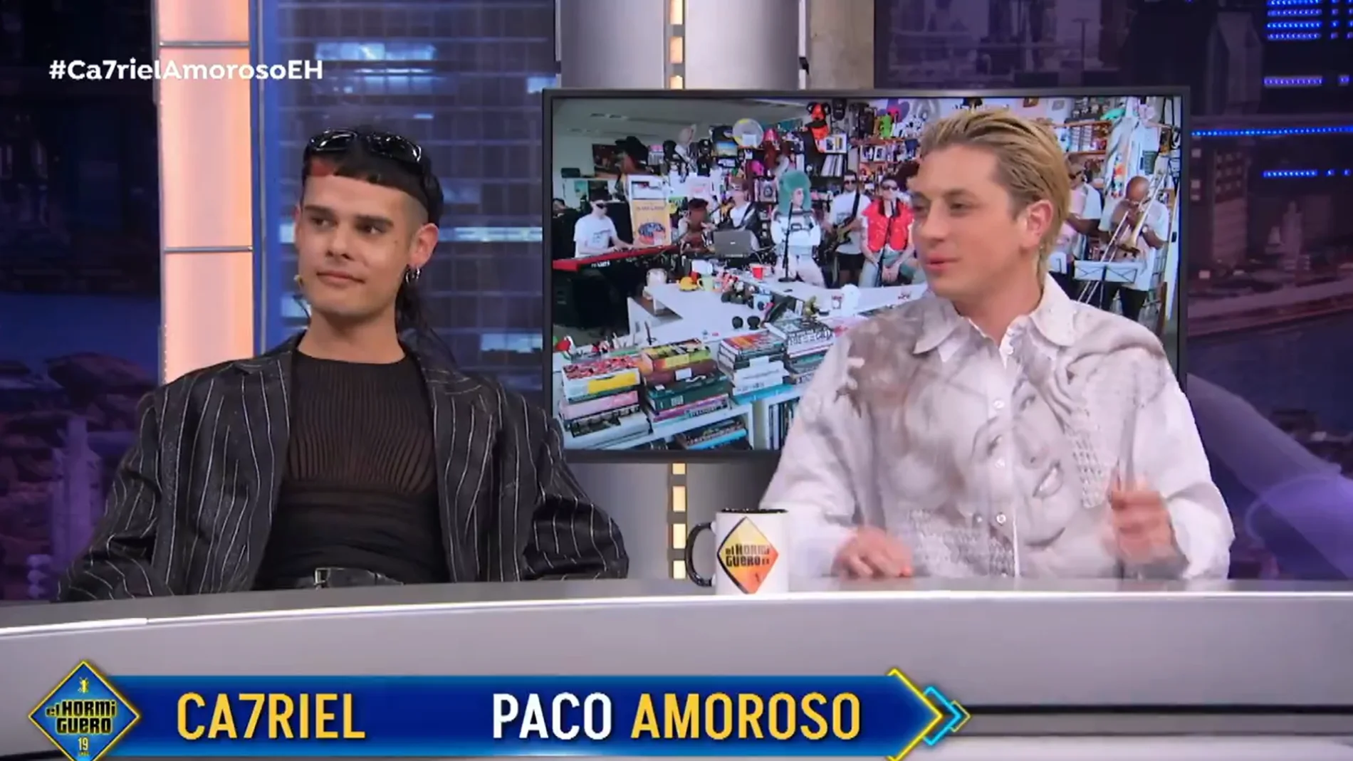 Ca7riel y Paco Amoroso en 'El Hormiguero'