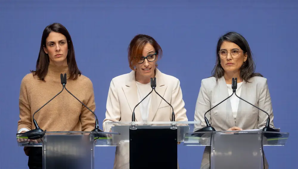 La plana mayor de Más Madrid comparece tras las denuncias presentadas contra Iñigo Errejón
