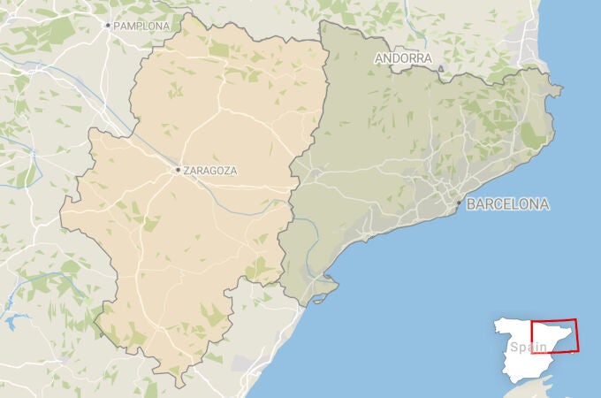 Frontera entre Aragón y Cataluña 