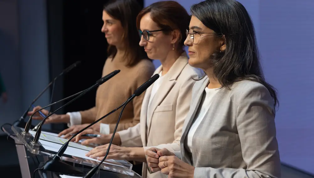 La plana mayor de Más Madrid comparece tras las denuncias presentadas contra Iñigo Errejón