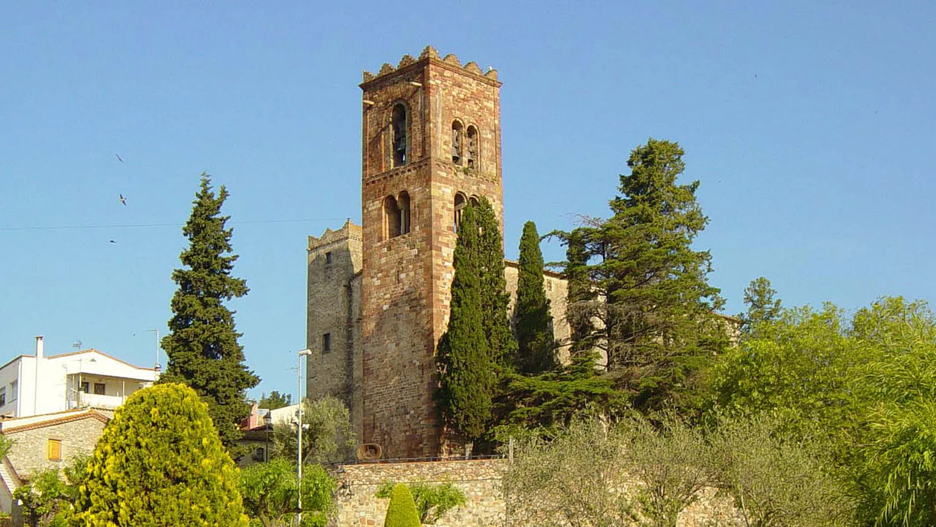 Vista de Sant Pere de Vilamajor
