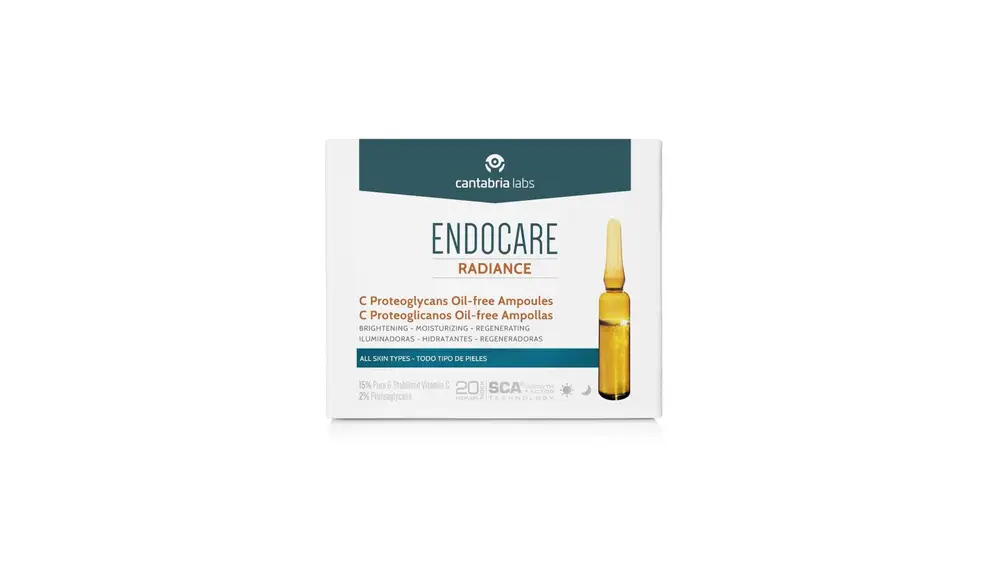 Endocare radiance c proteoglicanos oil-free ampollas