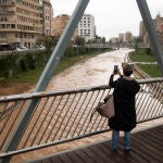 Fuertes lluvias por el paso de la dana en Málaga