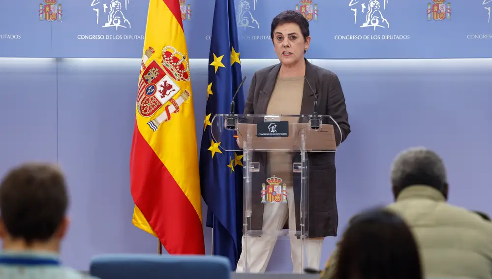 Rueda de prensa de Mertxe Aizpurua (EH Bildu)