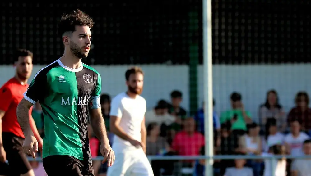 Juanma, el capitán del Club Deportivo Gévora.