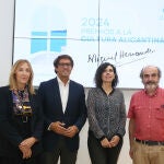 Imagen del acto en el que se ha dado a conocer hoy los premios a la cultura alicantina Miguel Hernández