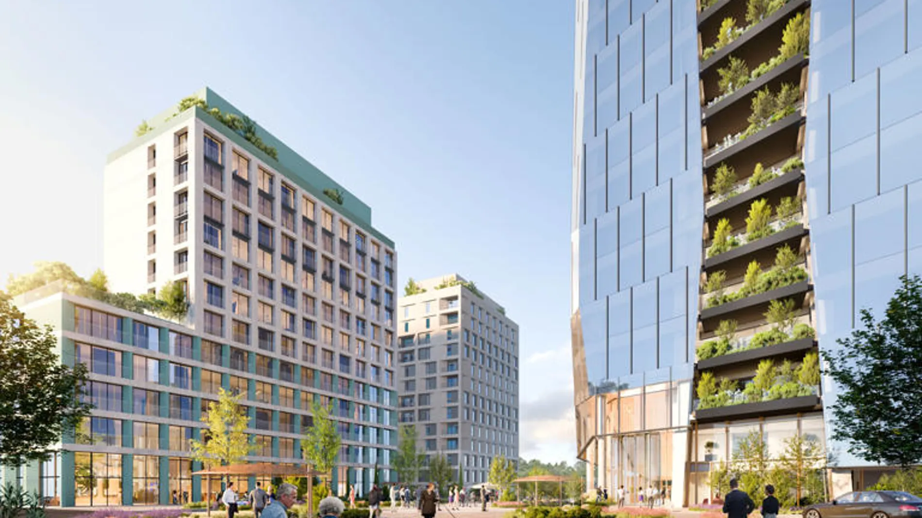Así es la torre "flex living", con 519 habitaciones, del centro de Madrid
