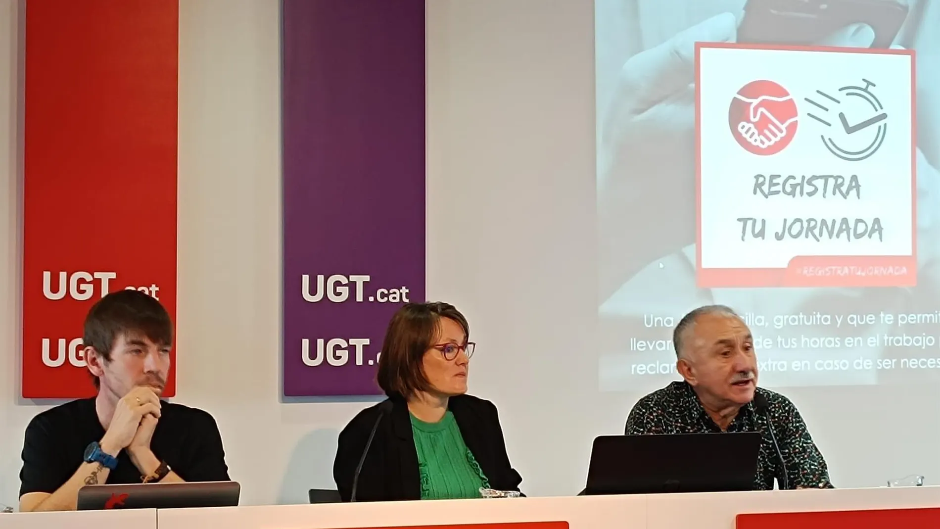 Álvarez (UGT) abre la puerta a reunirse con Puigdemont (Junts) para la reducción de jornada