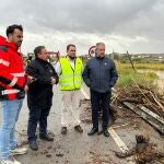 Granada.- Temporal.- Los efectos de la DANA mantienen cortadas varias carreteras secundarias de la provincia