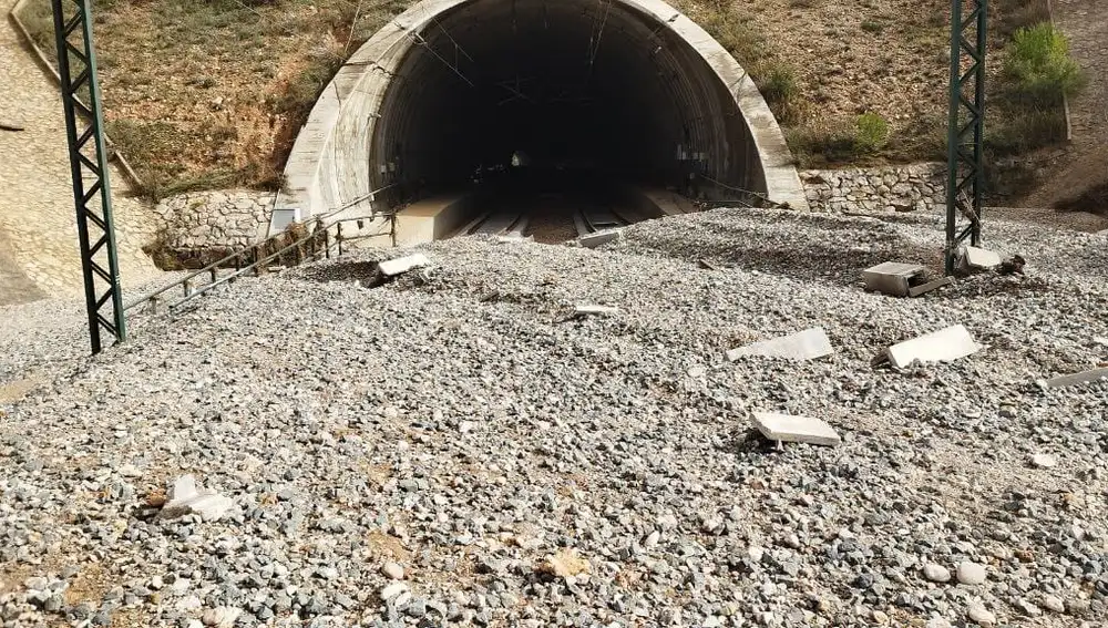 Túnel del AVE en Chiva