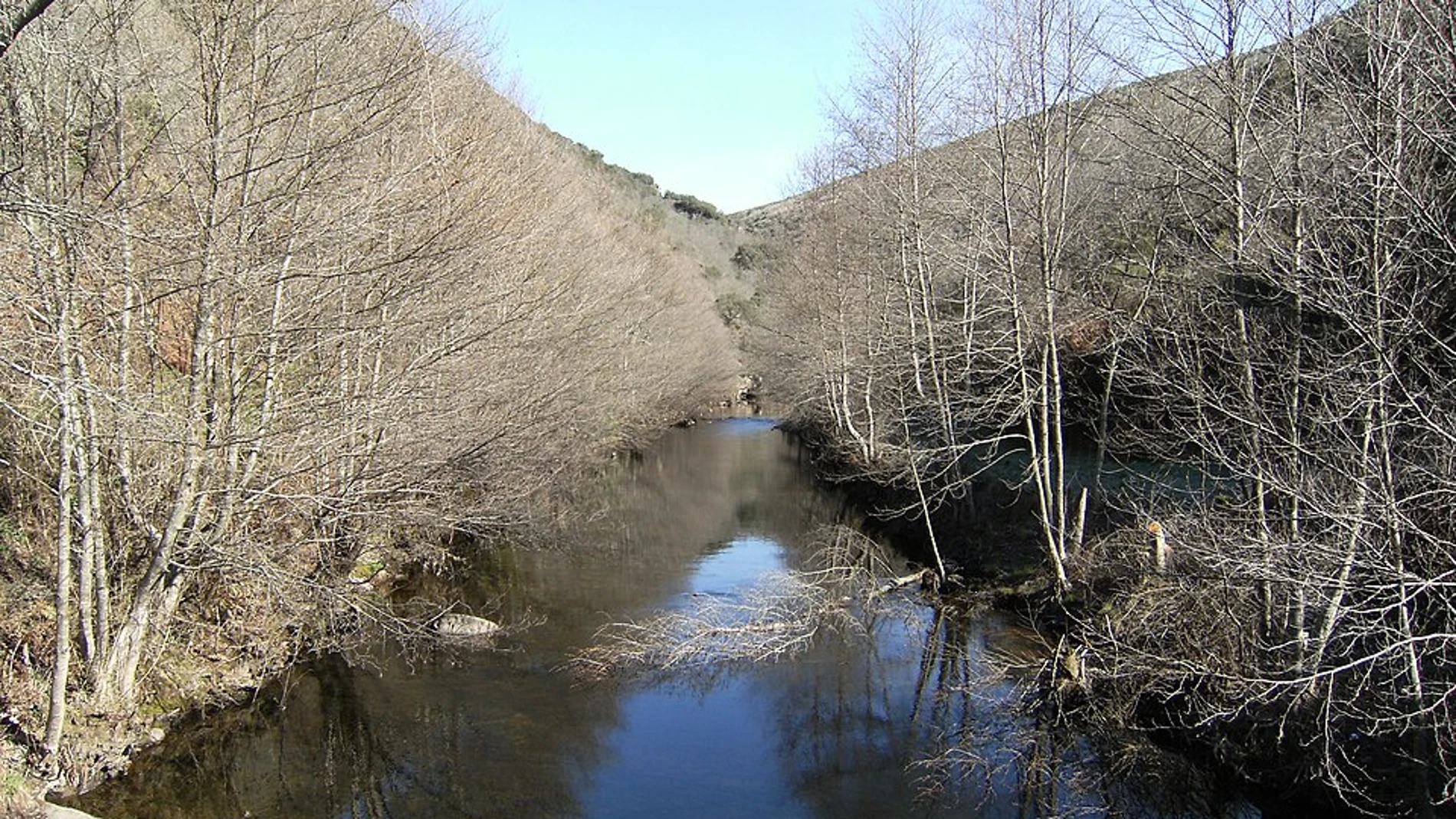 Río Mente, en Riós (Ourense).