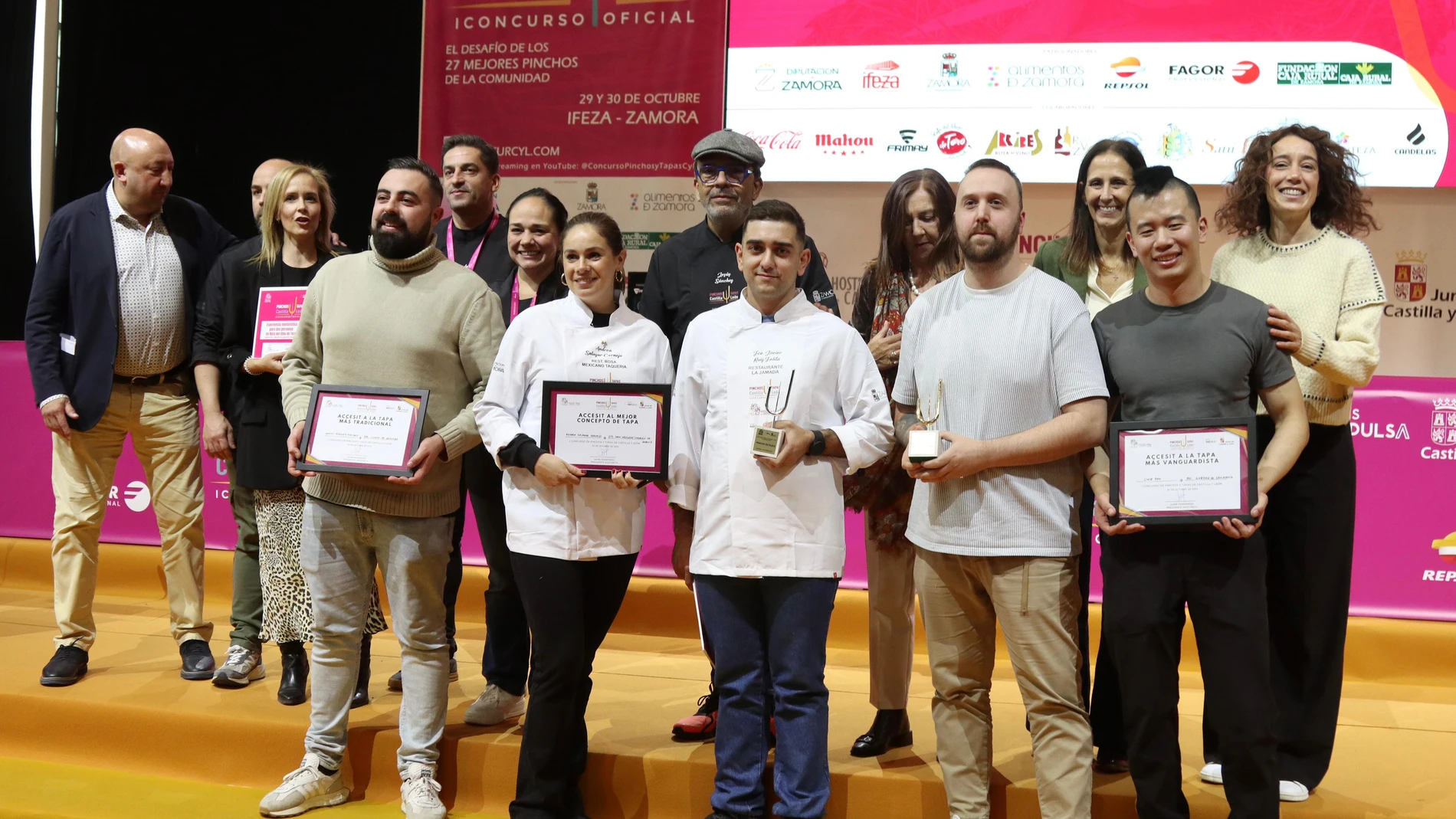 Premiados del concurso de pinchos y tapas de Castilla y León