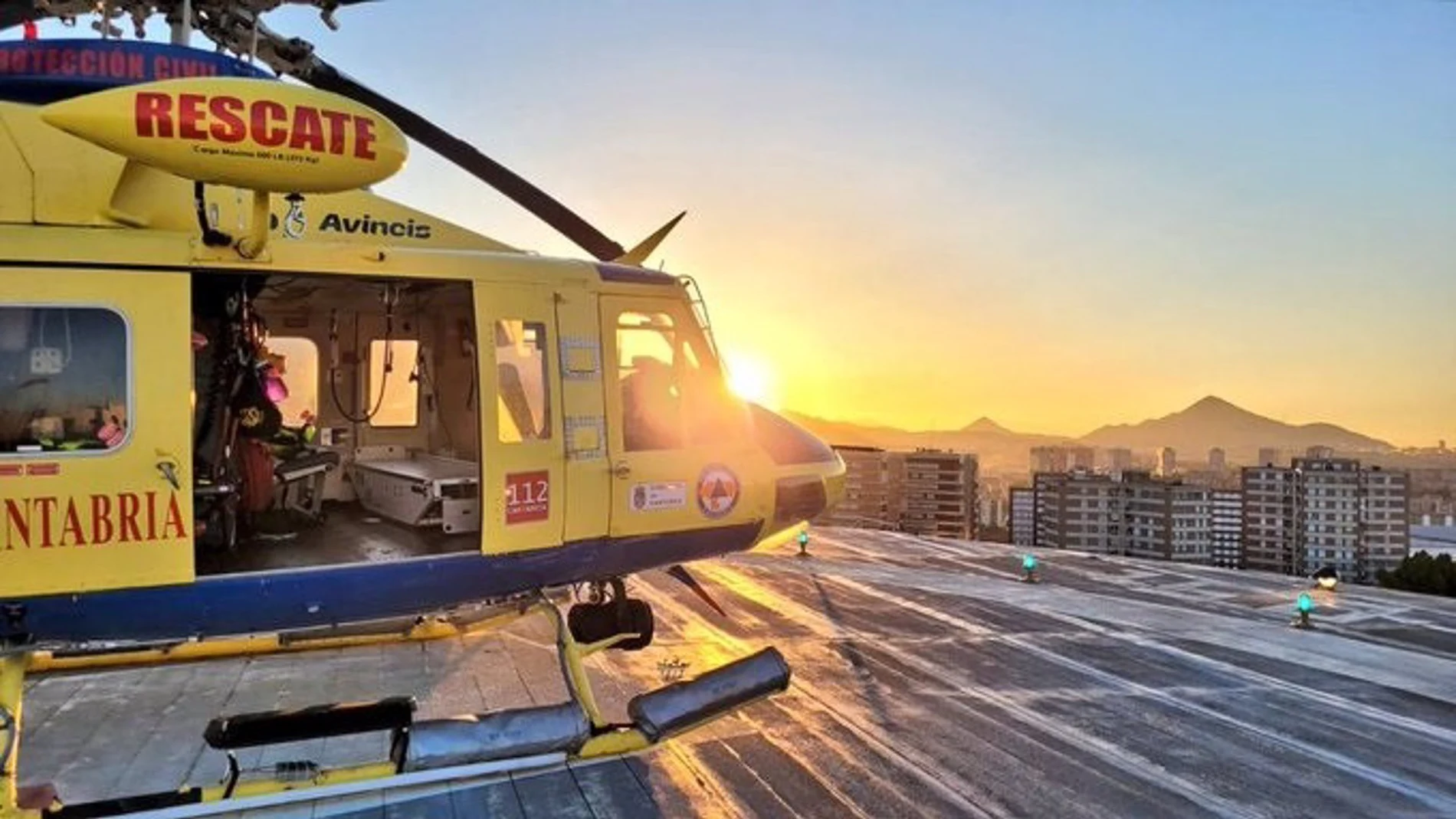 Temporal.- Cantabria ofrece el helicóptero, drones y un equipo acuático para las tareas de rescate por la DANA