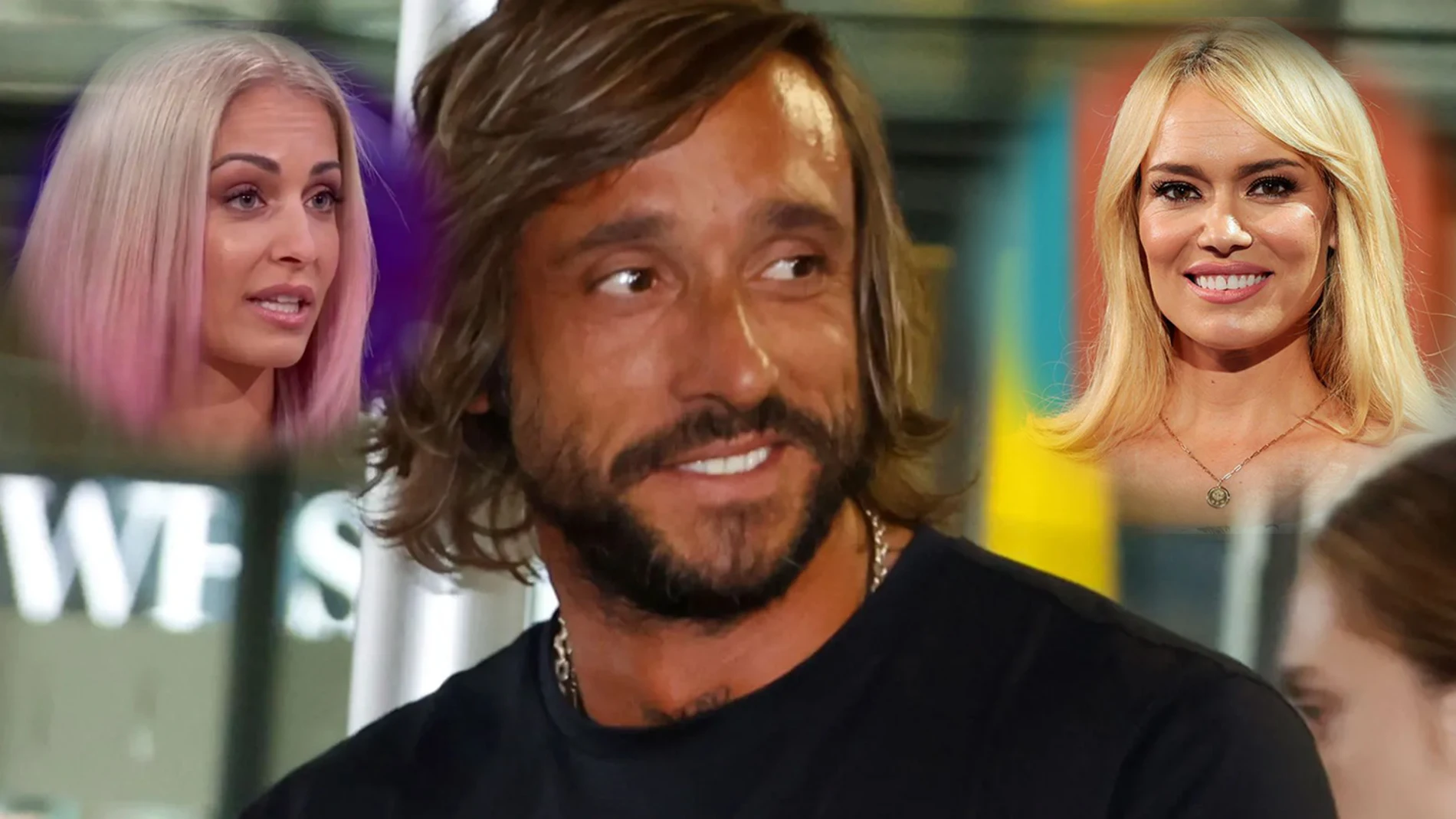 Antonio Revilla con Hiba Abouk y Patricia Conde