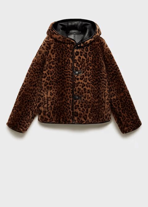 Chaqueta reversible leopardo