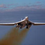 Imagen de un Tu-160M2 de la fuerza aérea rusa