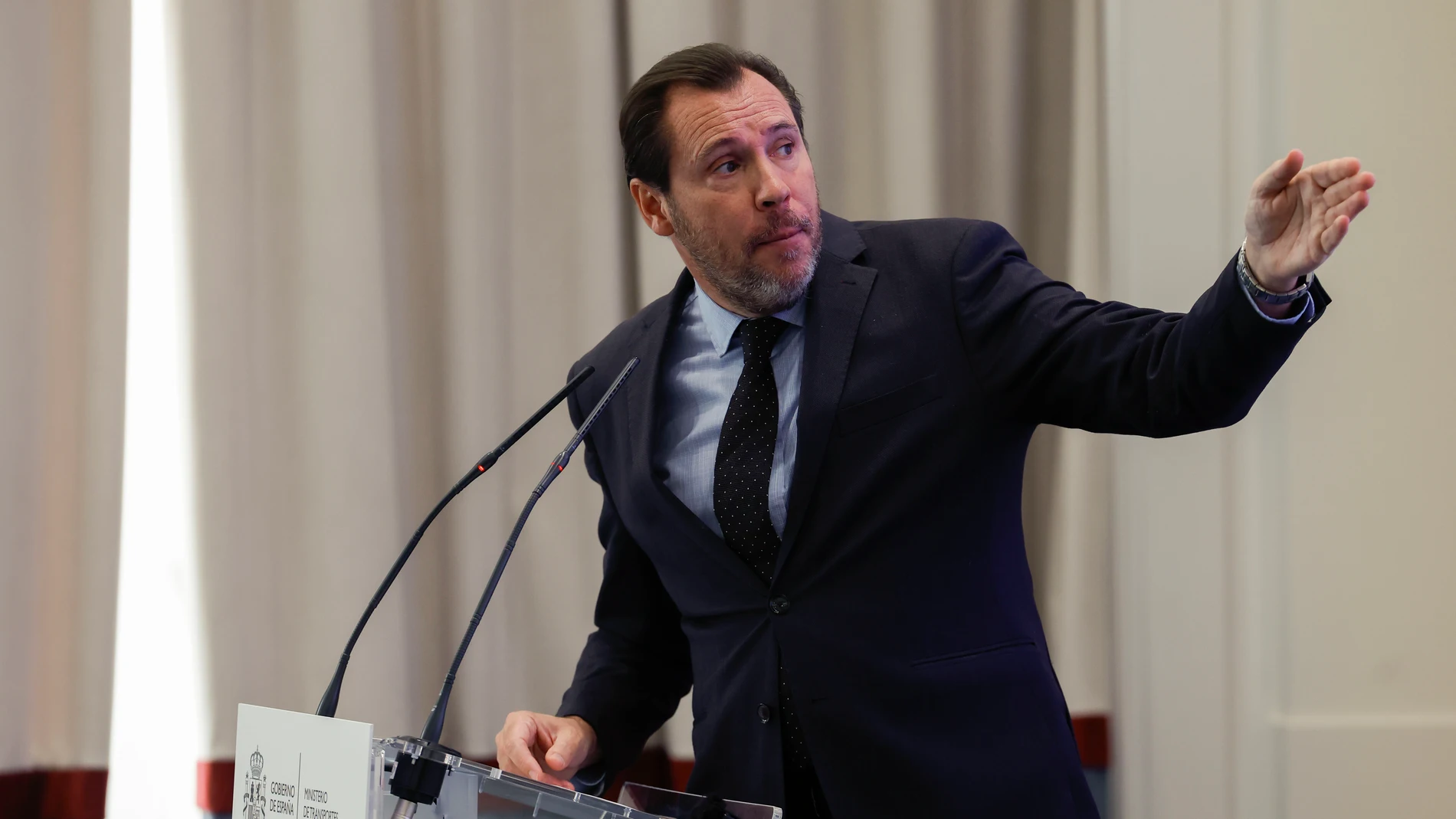 El ministro de Transportes, Óscar Puente