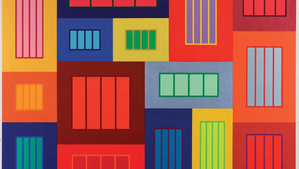 "The turning", de Peter Halley