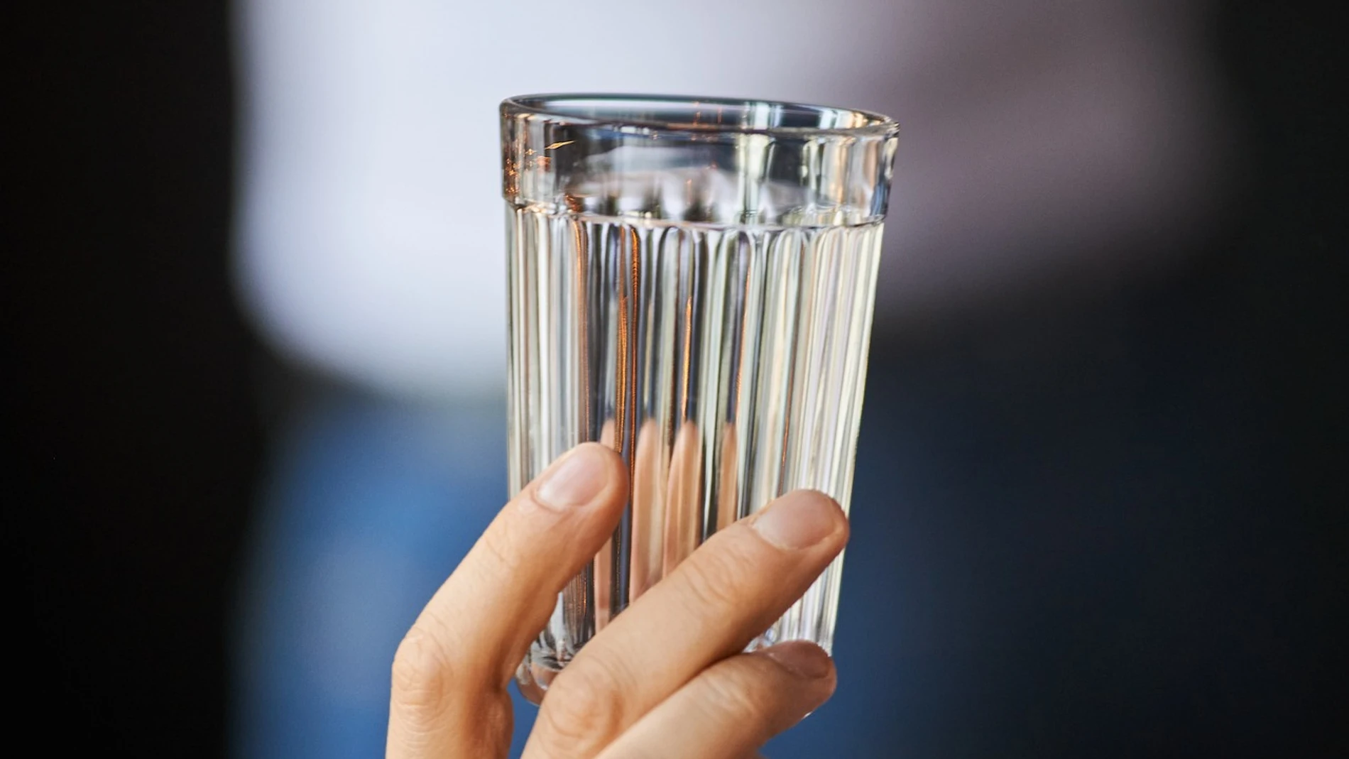 Vaso de vidrio antiguo