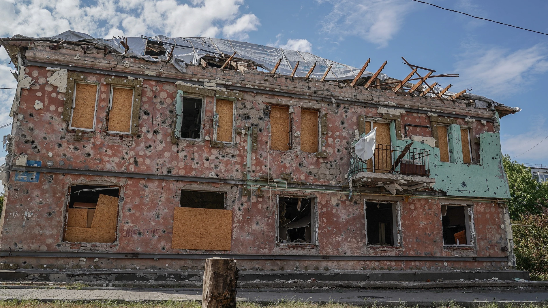 Un edificio dañado por los ataques del Ejército de Rusia contra Kurájove, en Donetsk, Ucrania (archivo)Europa Press/Contacto/Yevhen Vasyliev13/09/2024 ONLY FOR USE IN SPAIN
