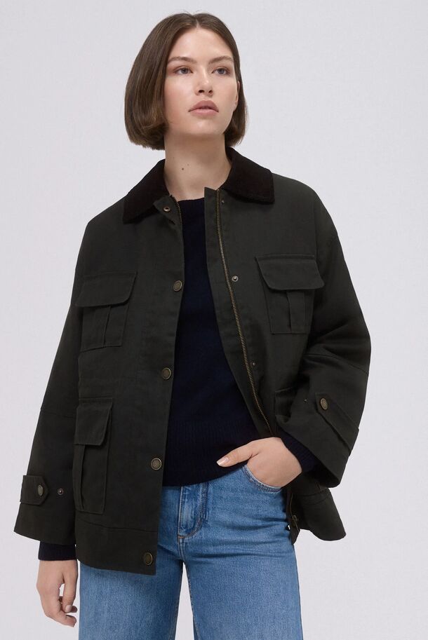 Parka acolchada.
