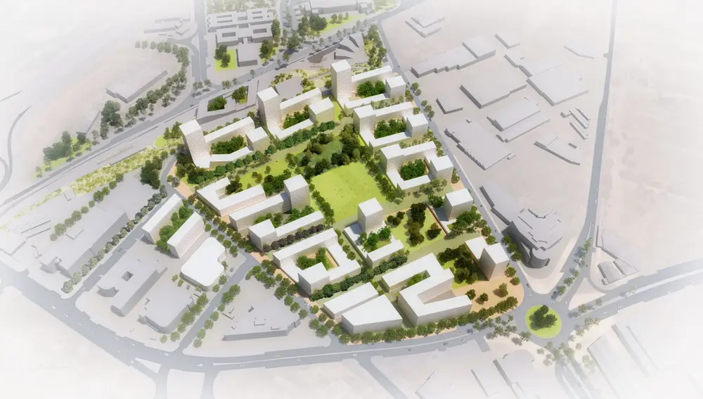 Ordenación urbana del nuevo ámbito, que romperá la barrera entre Puente y Villa de Vallecas