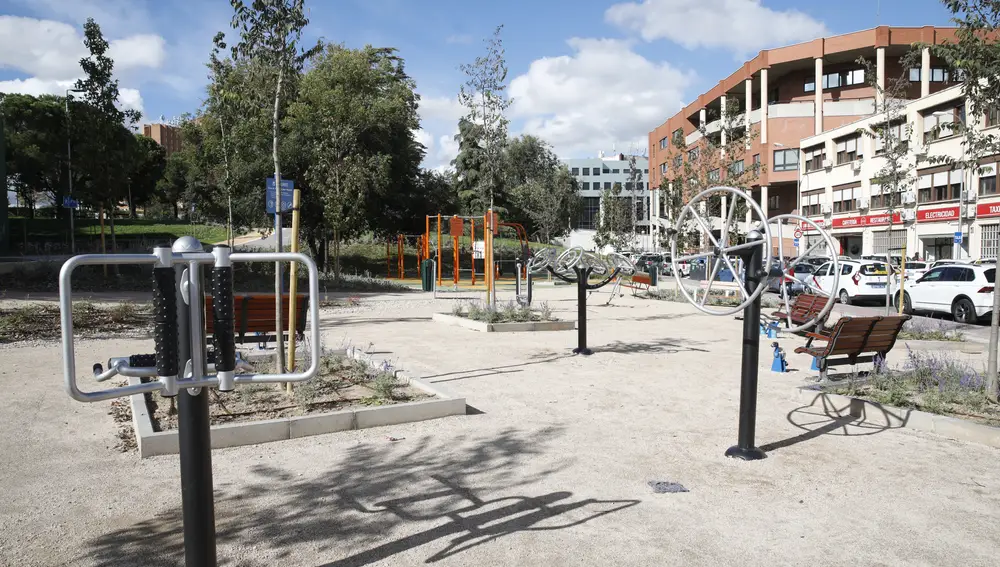 Zona de ejercicios en San Máximo