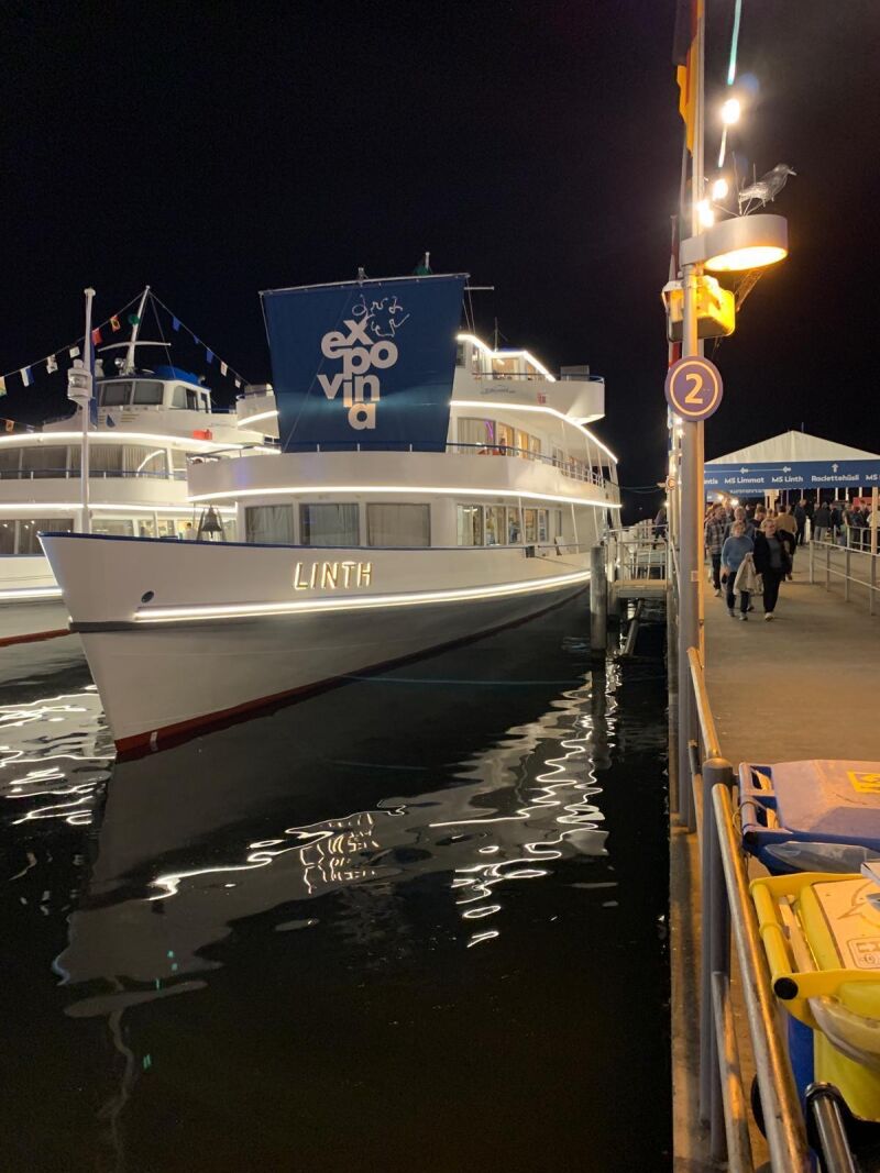 Feria "Expovina" en el Lago de Zurich
