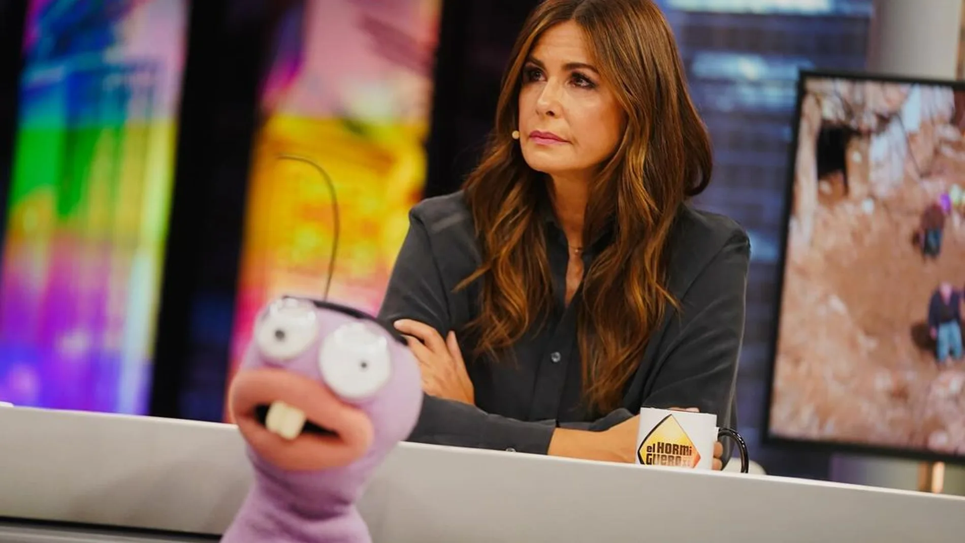 El look de Nuria Roca en 'El Hormiguero'.