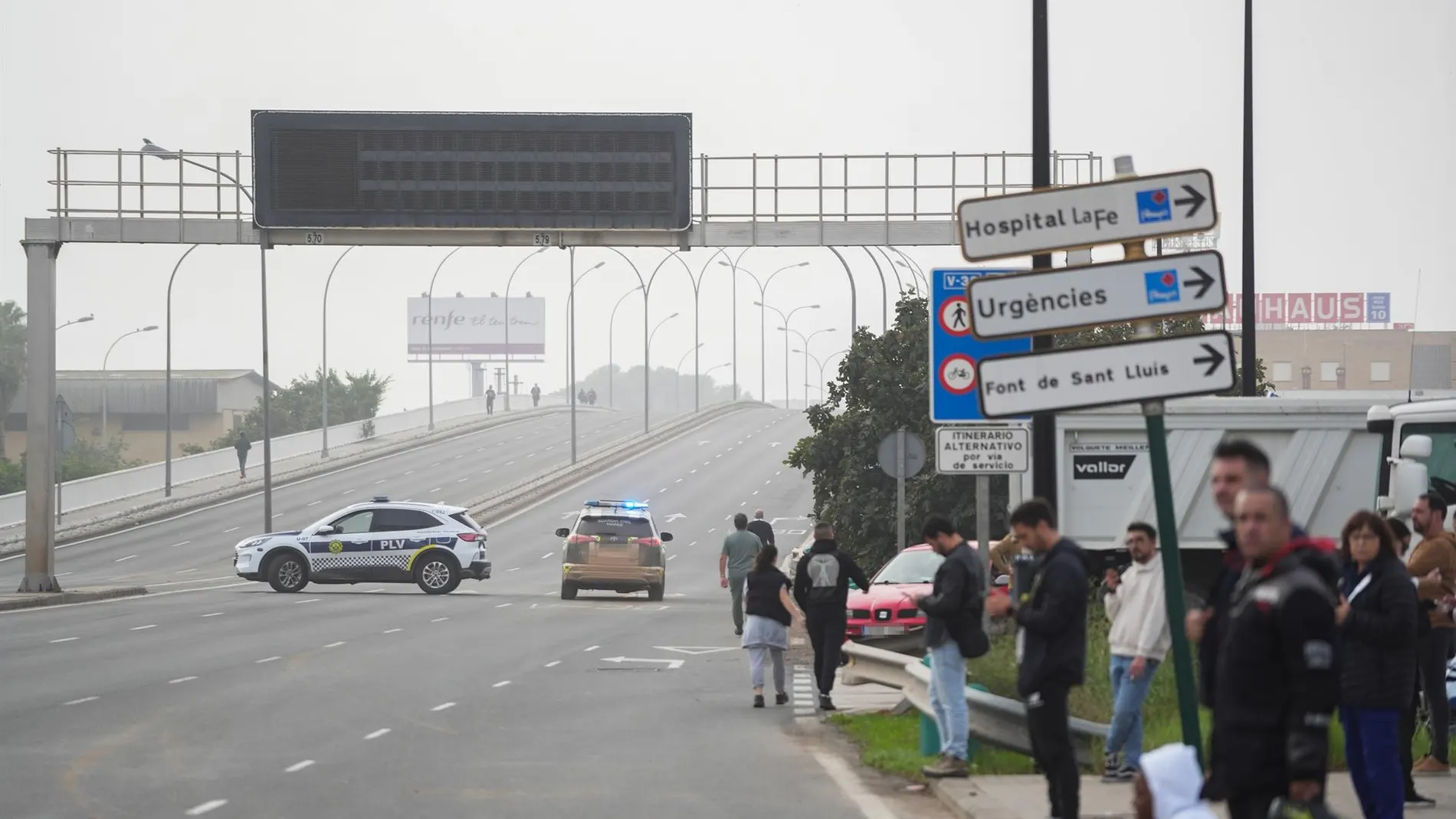 Temporal.- Hasta 126 carreteras de la Comunitat Valenciana siguen afectadas por el temporal, 39 de ellas cerradas